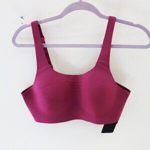 Move Theology‎ High Impact Teresa Sports Bra Breathable Plum (M) NWT!